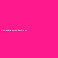 Kleine Baumwolle-Platte