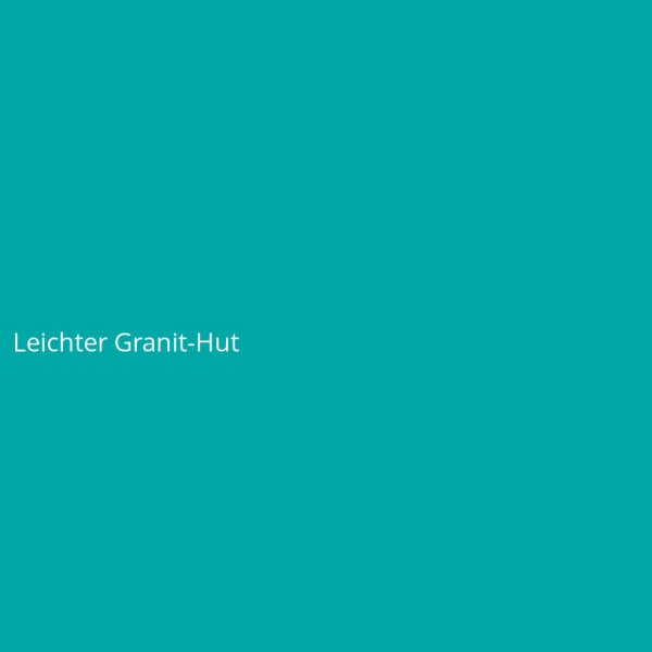 Leichter Granit-Hut