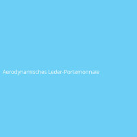 Aerodynamisches Leder-Portemonnaie