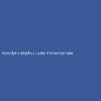Aerodynamisches Leder-Portemonnaie