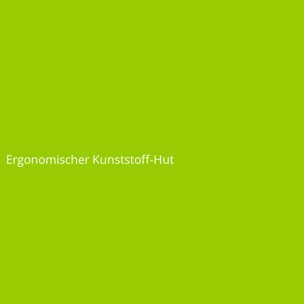 Ergonomischer Kunststoff-Hut