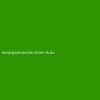 Aerodynamisches Eisen-Auto