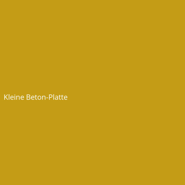 Kleine Beton-Platte