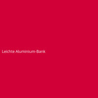 Leichte Aluminium-Bank