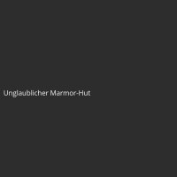 Unglaublicher Marmor-Hut