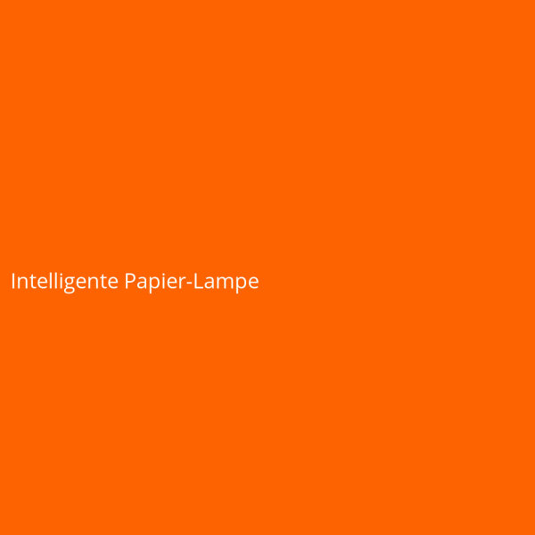 Intelligente Papier-Lampe